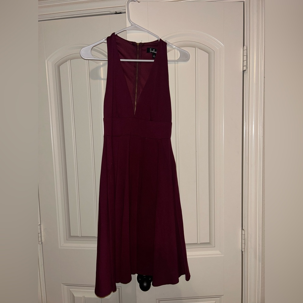 Burgundy Dress
